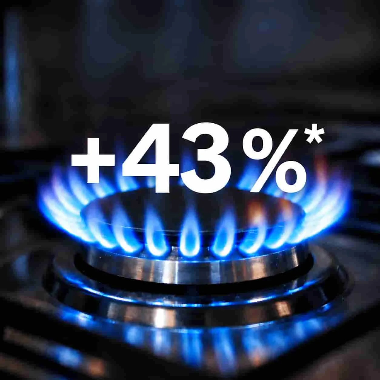 Hausse prix du gaz à 43 % au 1er octobre 2026 (chauffage)